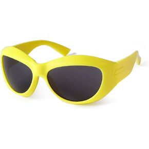GIFIORE Oversized Futuristic Sunglasses Wrap Around Sunglasses Y2K Trendy