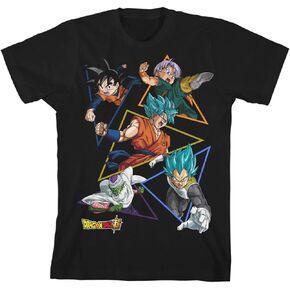 Dragon Ball Super Characters Youth Black Graphic Tee