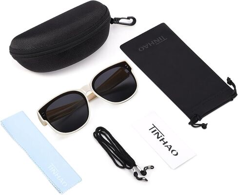 TINHAO Oversized Fit Over Glasses Sunglasses for Women Men Polarized Wrap Around Sunglasses for Driving UV Protection in Kuwait