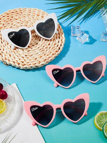 Dunzy 16 Pairs Bachelorette Heart Shaped Sunglasses Bridal Party Sunglasses Bride Accessories Women's Sunglasses in Saudi Arabia