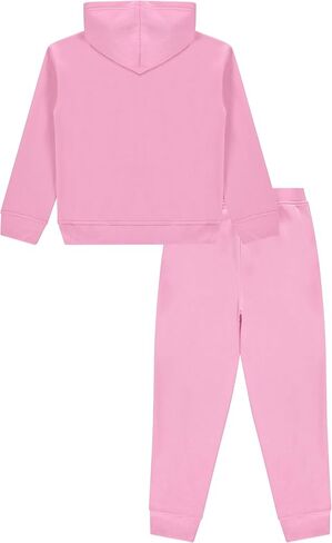 مجموعة ملابس POWERPUFF GIRLS بلوفر بغطاء للرأس وسراويل رياضية - مقاسات الفتيات الصغيرات والكبيرات 4-16 in Kuwait