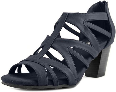 Easy Street Women's Amaze Dress Sandal, Navy, 9 W US in Saudi Arabia