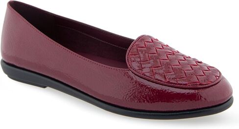 Aerosoles Women's Brielle Loafer, Pomegranate Patent PU, 12 in Saudi Arabia