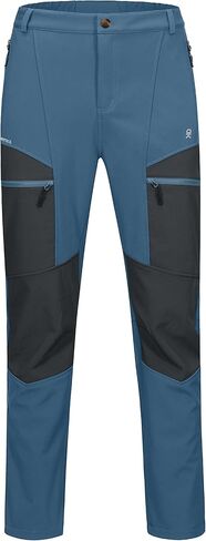 Little Donkey Andy Men's Fleece lined Hiking Ski Snow Pants, Winter Windproof Softshell Pants, Warm and Water Repellent in Saudi Arabia