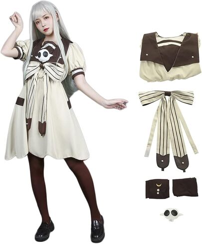 فستان CR ROLECOS Nene Yashiro فستان Yashiro Nene التأثيري أزياء المرحاض ملزمة Hanako Kun التأثيرية Nene in Kuwait