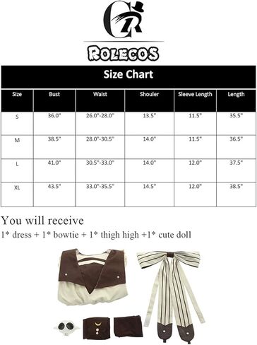 فستان CR ROLECOS Nene Yashiro فستان Yashiro Nene التأثيري أزياء المرحاض ملزمة Hanako Kun التأثيرية Nene in Kuwait