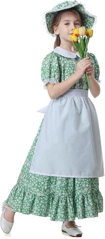 زي يولسون الزهري الرائد للفتيات فستان الحاج الاستعماري للأطفال (3 قطع) in Kuwait