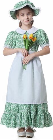 زي يولسون الزهري الرائد للفتيات فستان الحاج الاستعماري للأطفال (3 قطع) in Kuwait