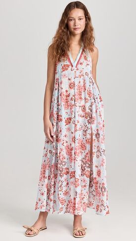 Poupette St Barth Women's Nava Stripe Maxi Dress in Kuwait