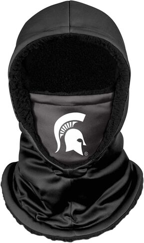 FOCO Michigan State Spartans NCAA Black Hooded Gaiter, adult (SVNCGRHDSN) in Saudi Arabia