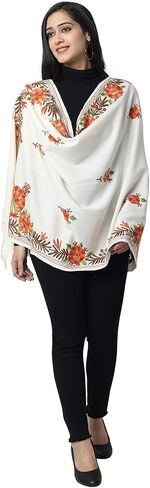 وشاح زمور كشميري مطرز بشال هندي لحفلات الزفاف ووصيفات العروس in Kuwait