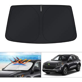 KUST Windshield Sun Shade for 2013 2014 2015 2016 2017 2018 2019 Ford Escape Sunshade Foldable Window Sun Visor Protector Blocks UV Rays Keep Your Car Cooler