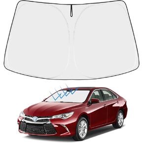 Proadsy 2024 Upgrade Front Windshield Sun Shade Foldable Sunshade Protector Custom Fit 2007-2011 Toyota Camry Accessories