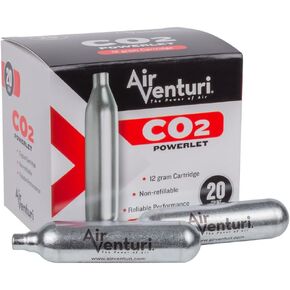 Air Venturi 12-Gram CO2 Cartridges, 20ct