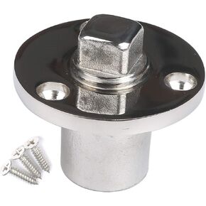 Marine Boat Drain Plug Stainless Steel Fit 1" Hole, with Screws