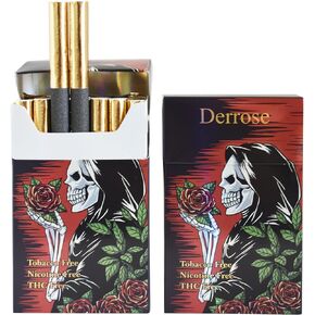 Derrose® Herbal Cigarettes Tobacco Free, Nicotine Free, THC Free - Vape Alternative Cigarettes for Quit Smoking - 2 Packs 40 Smokes