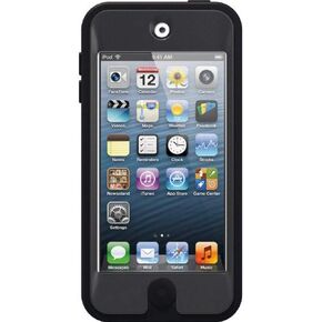 OtterBox iPod touch (5th Gen/6th Gen/7th /Gen) Defender Series Case - COAL, rugged & durable, with port protection, includes holster clip kickstand