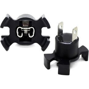 iJDMTOY One Pair OE-Spec 33116-S6M H1 Bulb Size Bulb Socket Retainer Holder Adapters, Compatible with Acura RSX Honda Odyssey