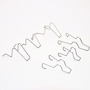 N/C Universal Headlight Retainer Spring Clips (Set of 6) Car Headlight Bulb Adapters Retaining Spring Clip Clamp Headlamp Dip Dipped Beam Bulb Car Repair Professional Accessories