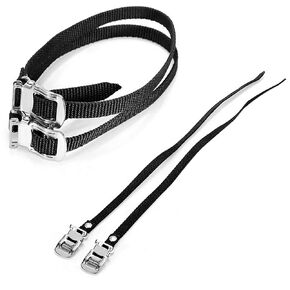 1 Pair Bikes Pedal Toe Straps Universal Replacement Foot Pedal Straps for Excersise Stationary Bike/Bicycle