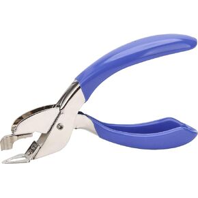 Staple Remover Tool for Office Heavy Hand Staple Pin Pull Easy to Remove(Blue)