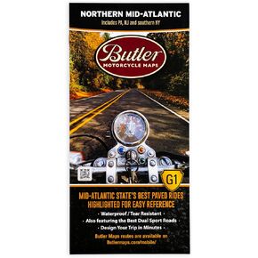 Butler Maps G1 Regional Maps (Northern Mid-Atlantic States)