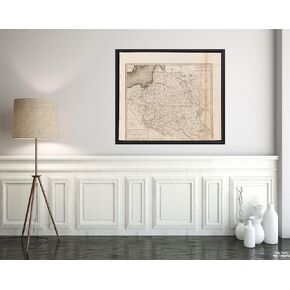 1800 Map Ukraine|Belarus|Lithuania|Poland Poland, shewing The Claims of Russia, Prussia & Austria|Historic Antique Vintage Reprint|Ready to Frame in Kuwait