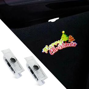 2 PCS Non-Fading Car Door Logo Lights Compatible for Challenger 2015-present Last Call Courtesy LED Ghost Shadow Light Projector Lamps Accessories (Blue Last Call)