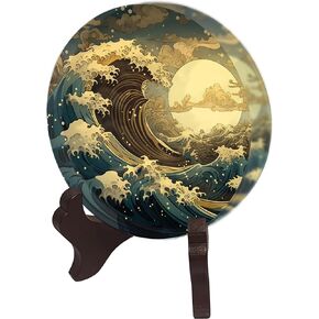 Crystal Paperweights Office Desk Decoration Table Ornament Ocean Paperweight for Home Office Decorations