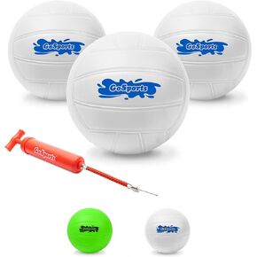 GoSports Water Volleyball 3 Pack Great for Swimming Pools or Lawn Volleyball Games