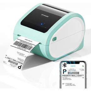 Omezizy Bluetooth Thermal Label Printer 4x6 - D520BT Thermal Shipping Label Printer for Small Business, Wireless Label Printer for Shipping Packages, Compatible with USPS, Shopify, Amazon