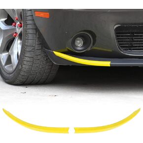 Voodonala Front Bumper Lip Splitter Protector Cover Replacement Part for 2015-2023 Dodge Challenger Scat Pack GT SRT Plus,Not for Widebody(Black,2pcs/Set)