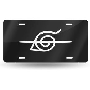 MINOMA Rogue Ninja Logo License Plate for Cars 12''x6'' Personalized Aluminum Novelty Cool Decorative Car Vanity Tags 1 White
