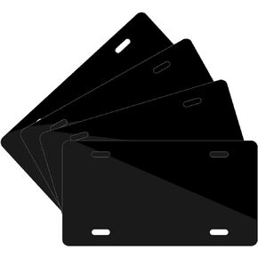 10 Pack 0.45mm Blank Automotive License Plate Plates Tag for Custom Design Work