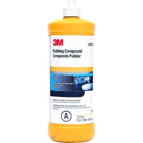 3M Rubbing Compound, 05973, Liquid Formula,1 qt (32 fl oz/946 mL)