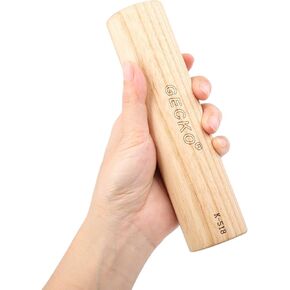 أداة قرع بمطرقة رملية من جيكو، ماراكاس خشبية طبيعية، تستخدم في العروض الحية والحفلات الموسيقية، مناسبة لعازفي الطبول كاهون وعازفي الجيتار والمغنيين (7 × 1.9 بوصة) in Kuwait