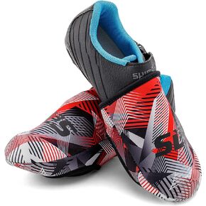 SLS3 Cycling Toe Covers - Road Bike Shoe Toe Covers Neoprene - Cycling Shoe Covers Cold Weather - Overshoes Thermal - Windproof & Water Resistant - No More Cold Feet