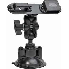 HYS Car Suction Cup - Dashboard and Windshield Walkie Talkie Belt Clip Mount for Car Holder Mount/Mic Holder for Anytone BaoFeng Icom Kenwood Yaesu Wouxon Amateur Radio HT &Speaker Microphone