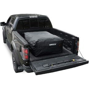 Truck Bed Bag with Cargo Net, 100% Waterproof Truck Cargo Bag Fits Any Truck Size with 4 Handles, 26 Cubic Feet (51''x40''x22'', Patent Pending)