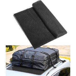 RACOONA Roof Rack Pads,Roof Rack Pad for Rooftop Cargo Bag,51"x43" Roof Cargo Bag Protective Mat,Car Accessories Roof Rack Accessories Car Roof Protective Mat Non-Slip Rack Pad,Fits Most Vehicles