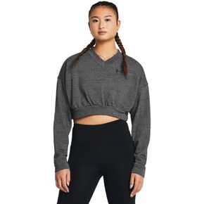 Under Armour Women's Rival Terry Oversized Cropped Crew Neck Sweatshirt in Kuwait