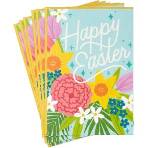 Hallmark Pack of Easter Cards, Lots of Happiness (6 Cards with Envelopes)