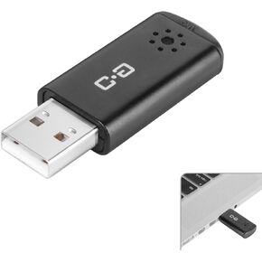 USB Microphone for Laptop and Desktop Computer, High Sensitivity for Clear Call, Plug-and-Play, High Gain, Cordless Mini-Sized Portable, Ideal for Work & Study