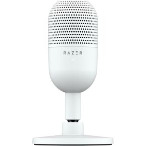 Razer Seiren V3 Mini USB Microphone, Supercardioid Condenser Mic, White | Tap-to-Mute Sensor with LED Indicator, Shock Absorber, Ultra Compact, Works with OBS, Discord, Zoom, Teams in Saudi Arabia