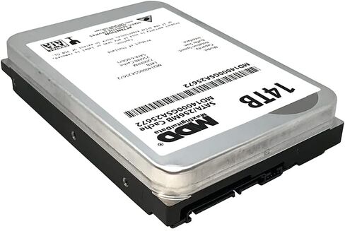 MaxDigitalData (MD14000GSA25672) 14TB 7200RPM SATA 6Gb/s 256MB Cache 3.5inch Internal Desktop Hard Drive - 3 Years Warranty (Renewed) in Saudi Arabia
