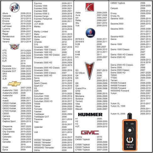 أداة إعادة تعلم VXDAS TPMS لمستشعر نظام مراقبة ضغط الإطارات GM أداة إعادة ضبط TPMS GL50448 أداة تنشيط التدريب على البرمجة لمركبات GM Chevy ترقية OEC-T5 EL50448 in Kuwait