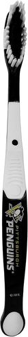 Siskiyou Sports NHL Pittsburgh Penguins Solar Powered Travel Toothbrush and Case, White, 7.75 in L x 1.25 in W x 0.75 in D in Saudi Arabia