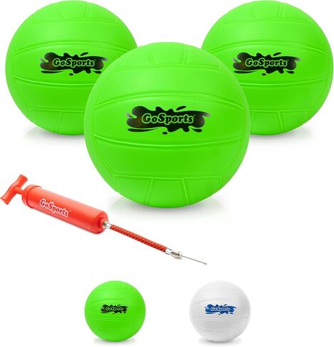 مجموعة من 3 كرات طائرة مائية من GoSports رائعة لحمامات السباحة أو ألعاب الكرة الطائرة في الحديقة in Saudi Arabia