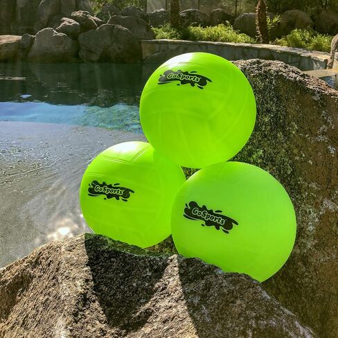 مجموعة من 3 كرات طائرة مائية من GoSports رائعة لحمامات السباحة أو ألعاب الكرة الطائرة في الحديقة in Saudi Arabia