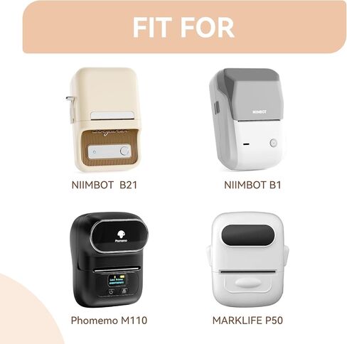 NIIMBOT Case Compatible with B1/B21/B3S Label Maker, Portable Carrying Bag Holder for Printer, Refill Labels, USB Cables (Case Only-Black) in Saudi Arabia